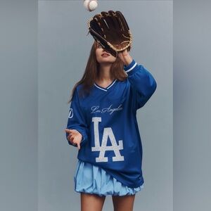 The wild collective X Anthropologie MLB LA dodgers long sleeve